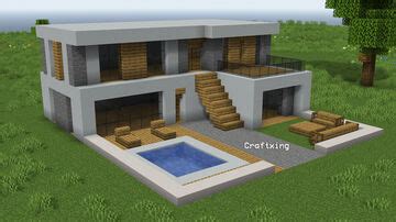 Casa Minecraft Maps with Downloadable Schematic.